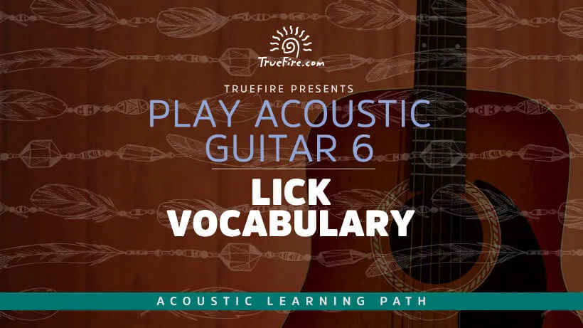 Play Acoustic Guitar 6: Lick Vocabulary