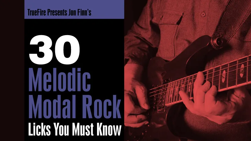 30 Melodic Modal Rock Licks You MUST Know