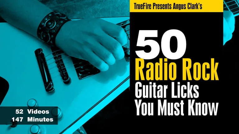 50 Radio Rock Licks You MUST Know