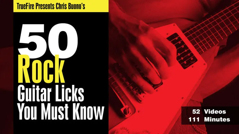 50 Rock Guitar Licks You MUST Know