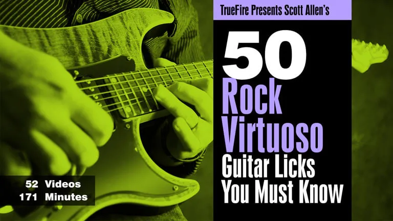 50 Rock Virtuoso Licks You MUST Know