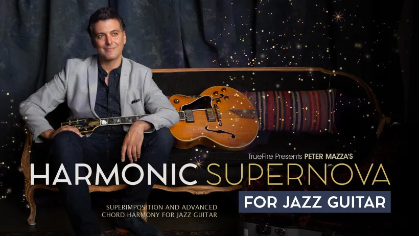 Harmonic Supernova for Jazz Guitar