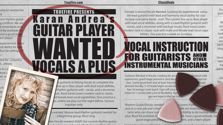 Guitar Player Wanted: Vocals A Plus