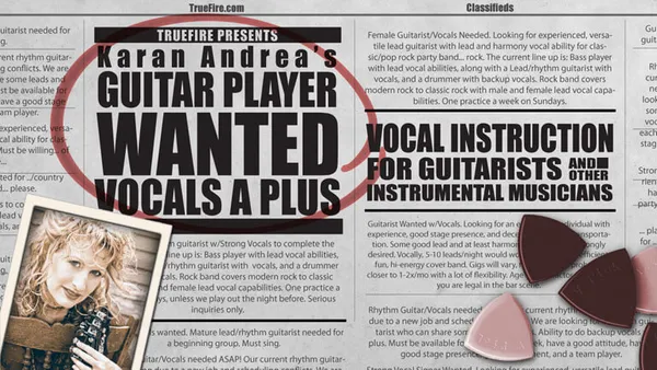 Guitar Player Wanted: Vocals A Plus
