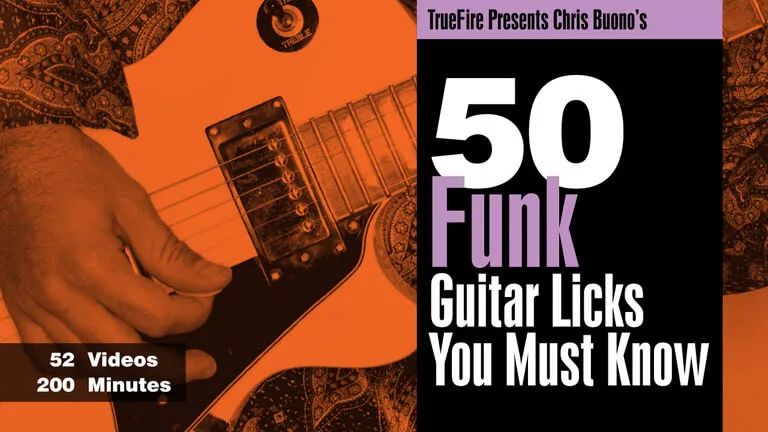 50 Funk Guitar Licks You MUST Know