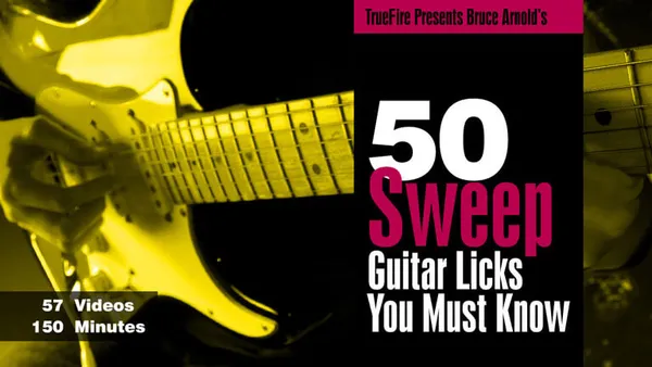 50 Sweep Picking Guitar Licks You Must Know