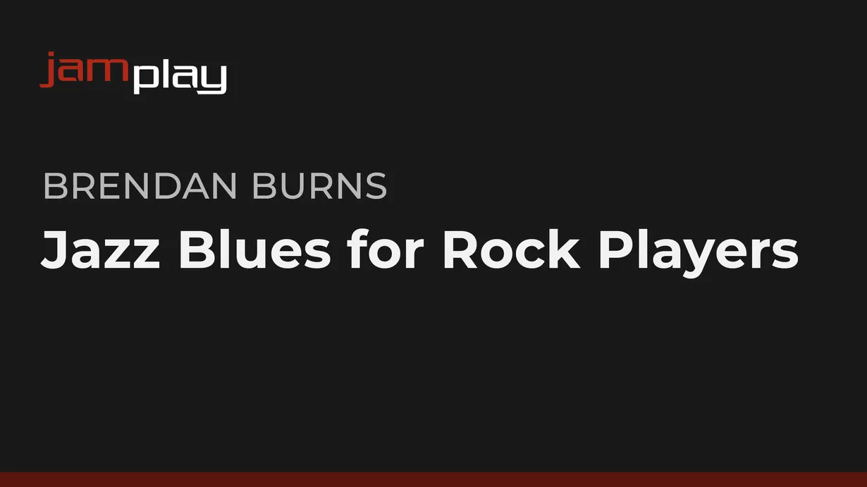 Jazz Blues for Rock Players