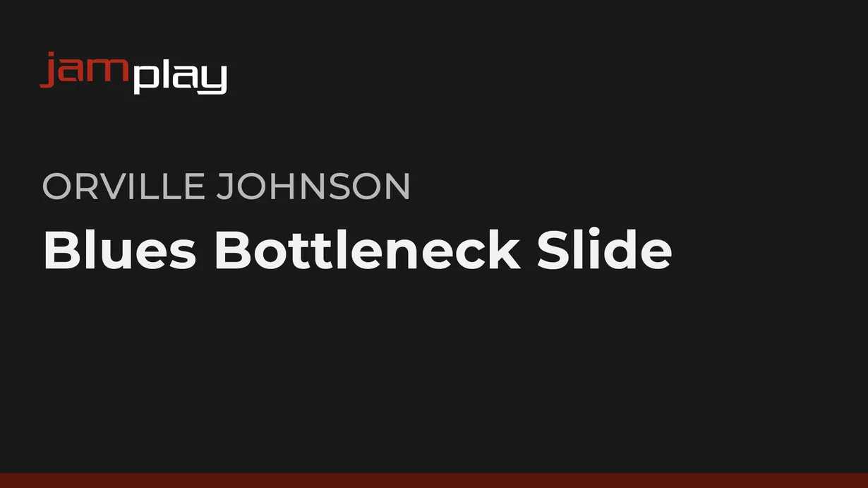 Blues Bottleneck Slide (JamPlay)