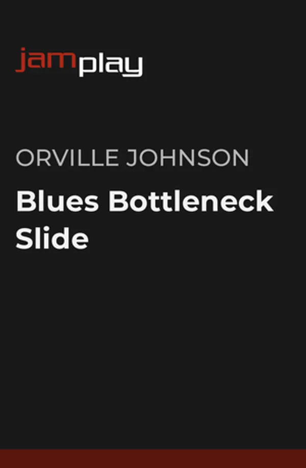 Blues Bottleneck Slide (JamPlay)