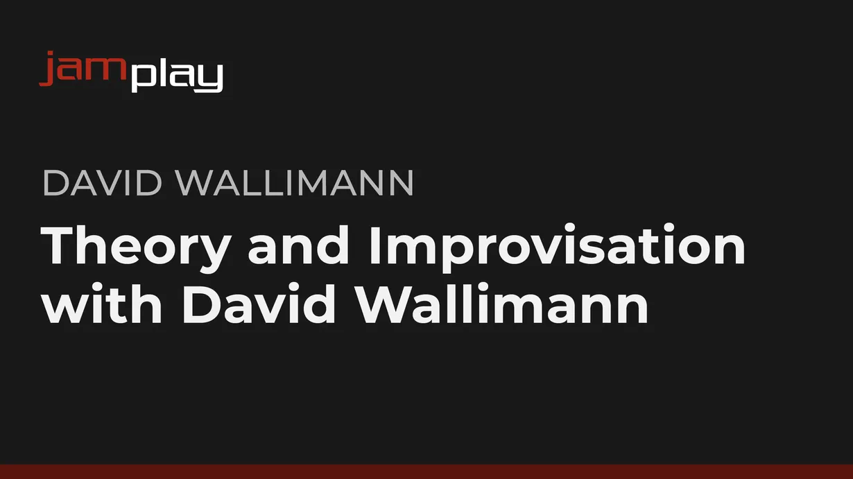 Theory and Improvisation with David Wallimann (JamPlay)