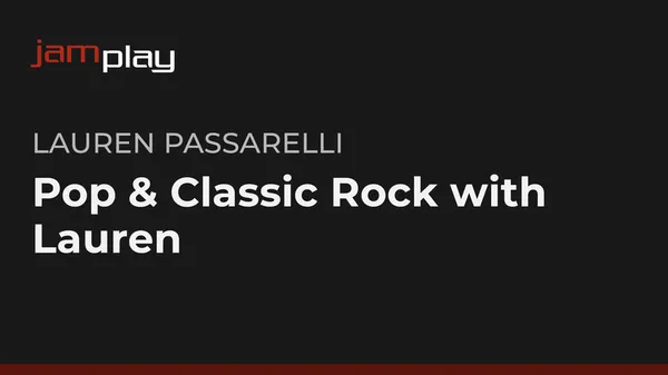 Pop & Classic Rock with Lauren