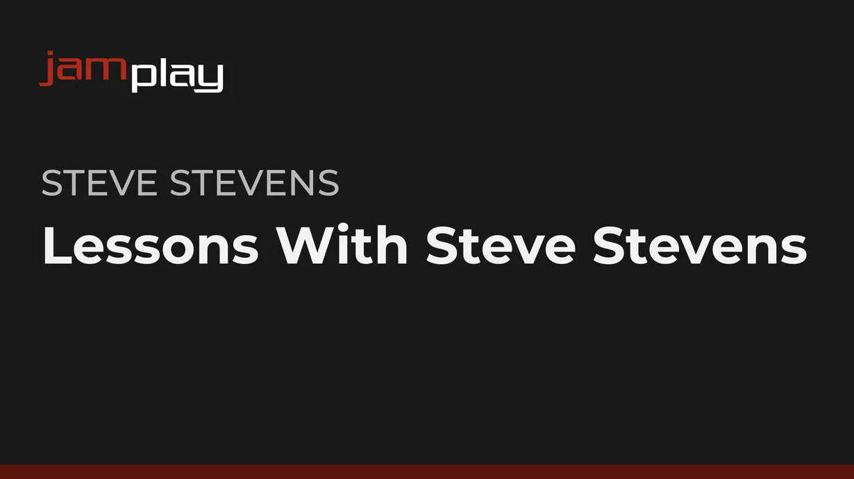 Lessons With Steve Stevens