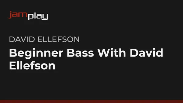 Beginner Bass With David Ellefson