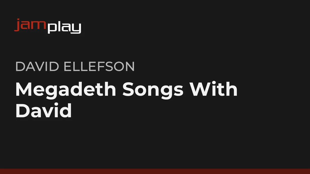 Megadeth Songs With David (Streaming Only)