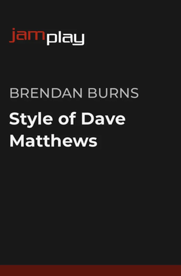 Style of Dave Matthews (JamPlay)