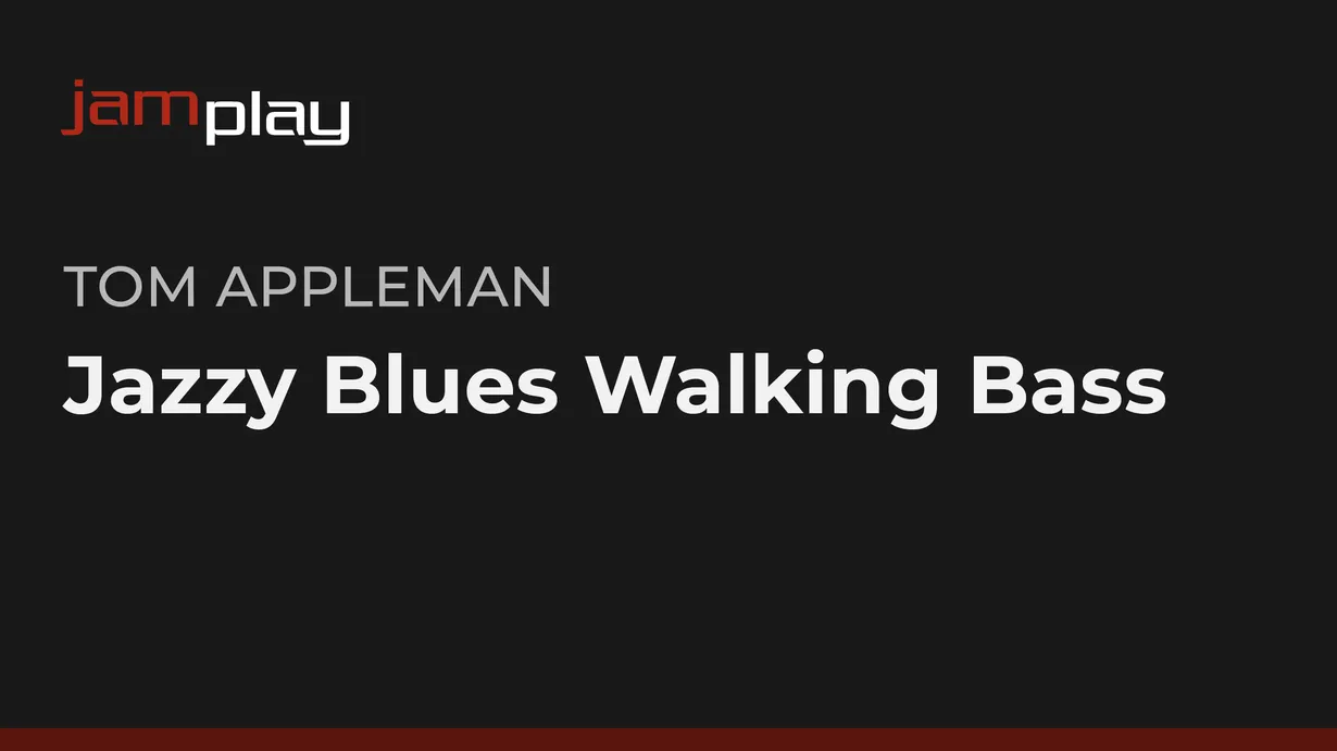 Jazzy Blues Walking Bass