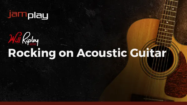 Rocking on Acoustic Guitar (JamPlay)