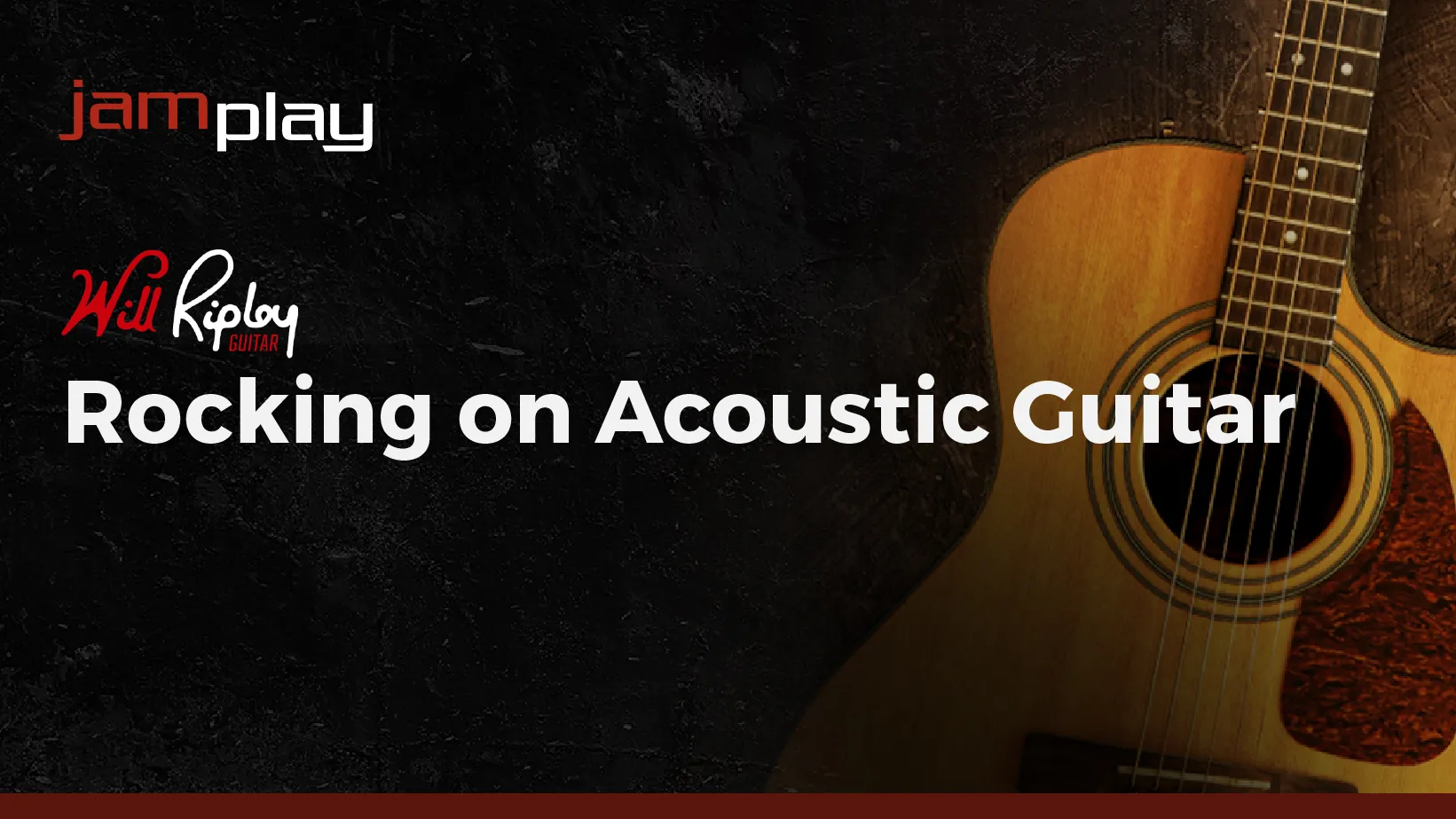 Rocking on Acoustic Guitar (JamPlay)