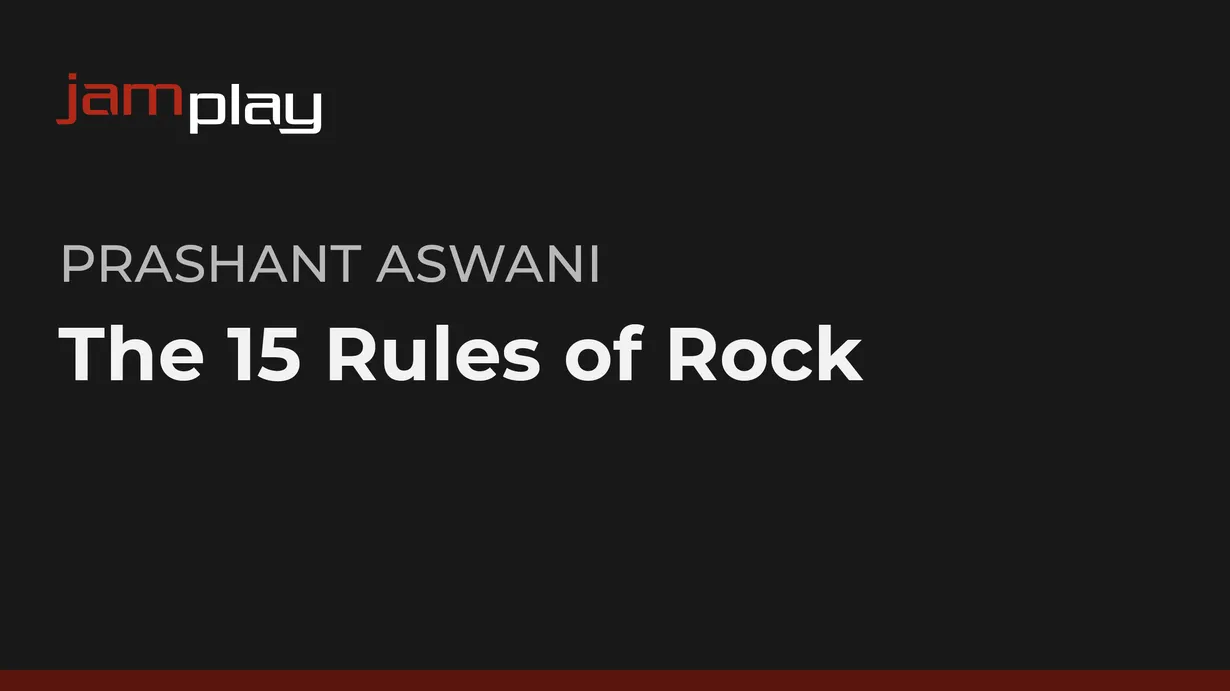 The 15 Rules of Rock (JamPlay)
