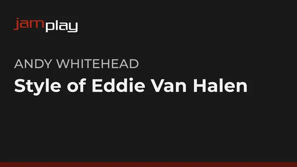 Style of Eddie Van Halen (JamPlay)