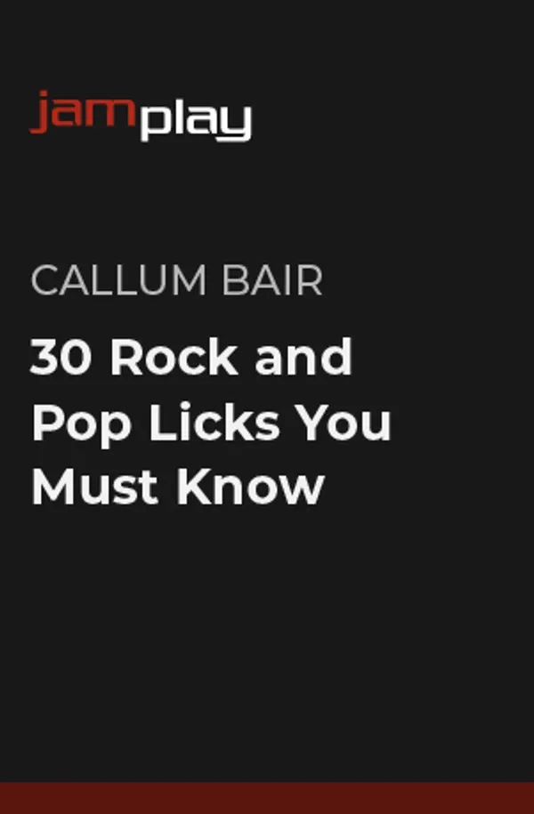 30 Rock and Pop Licks You Must Know (JamPlay)
