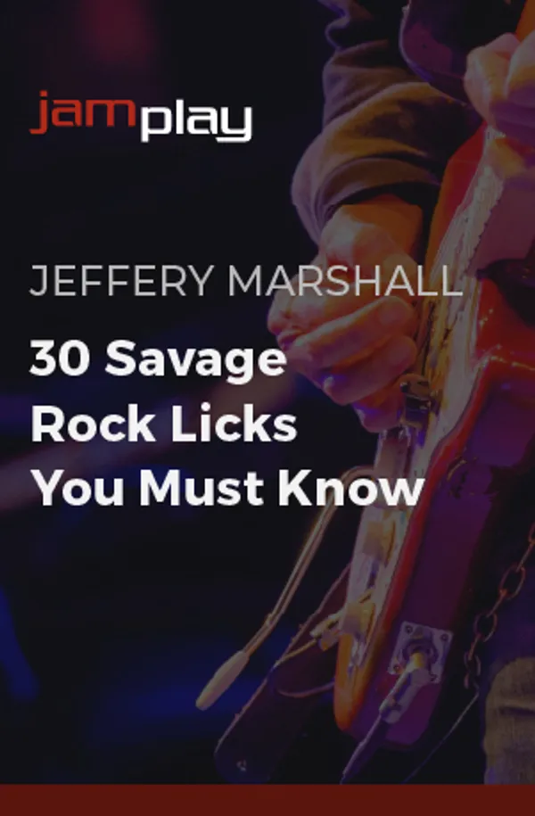 30 Savage Rock Licks You Must Know (JamPlay)