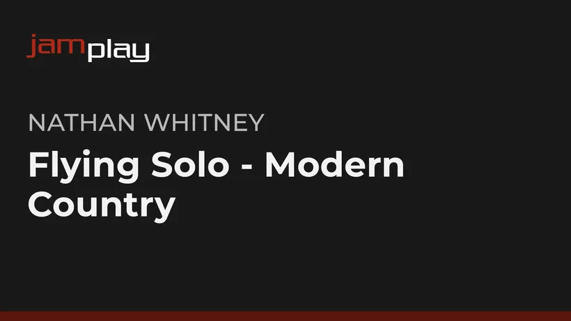 Flying Solo: Modern Country (JamPlay)