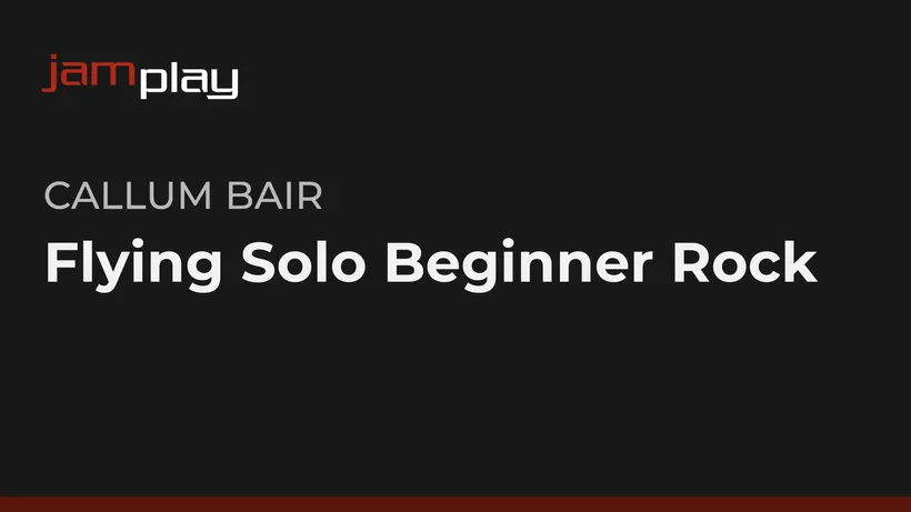 Flying Solo: Beginner Rock (JamPlay)