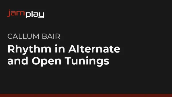 Rhythm in Alternate and Open Tunings (JamPlay)