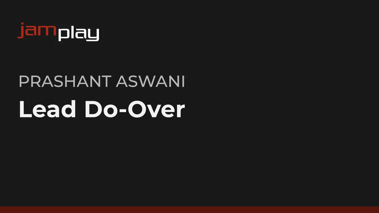 Lead Do-Over (JamPlay)