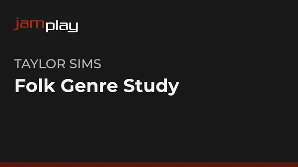 Folk Genre Study