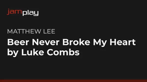 Beer Never Broke My Heart by Luke Combs