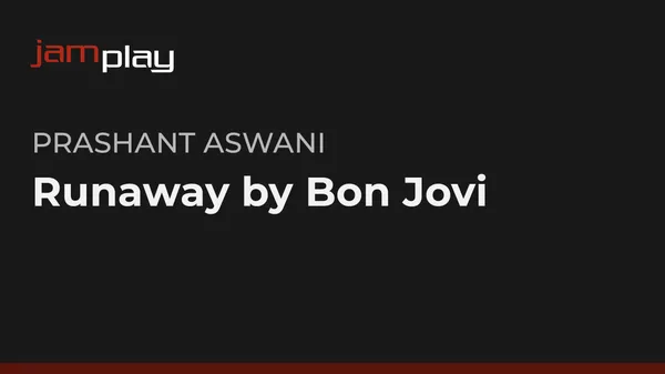 Runaway by Bon Jovi (JamPlay)
