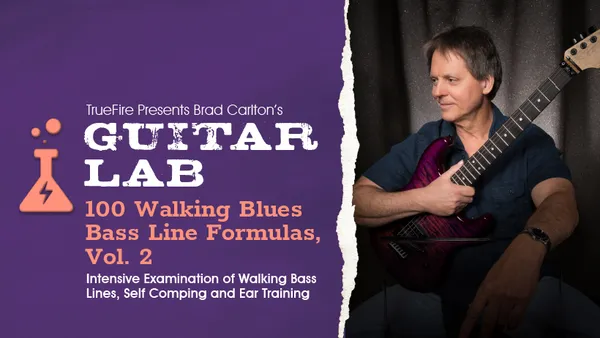 Guitar Lab: 100 Walking Blues Bass Line Formulas, Vol. 2