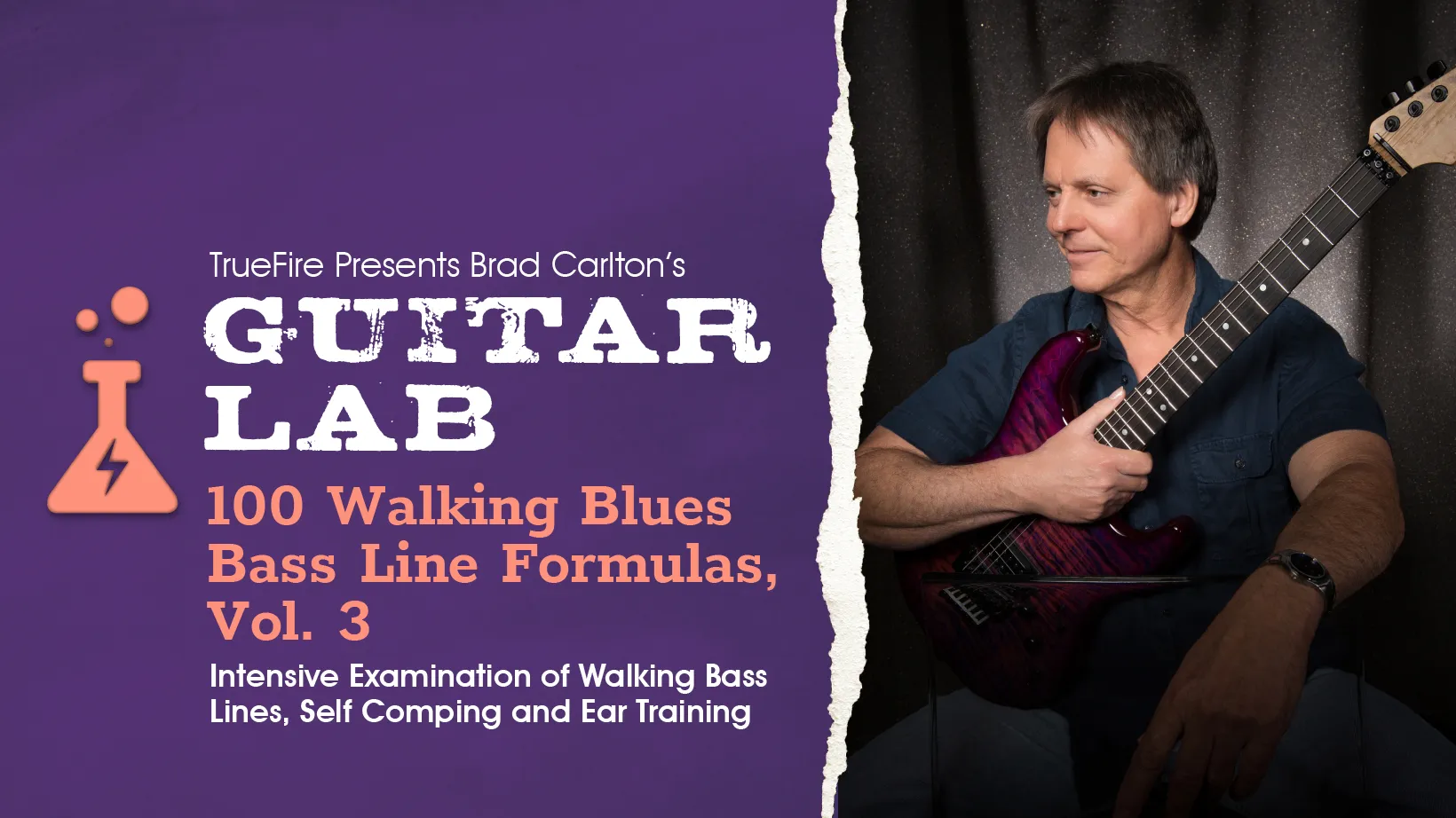 Guitar Lab: 100 Walking Blues Bass Line Formulas, Vol. 3