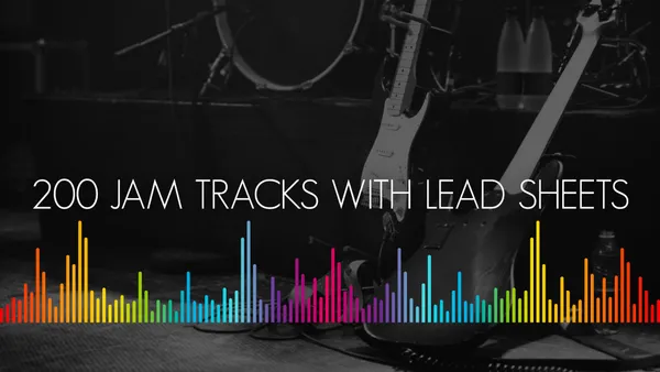 200 Jam Tracks With Lead Sheets